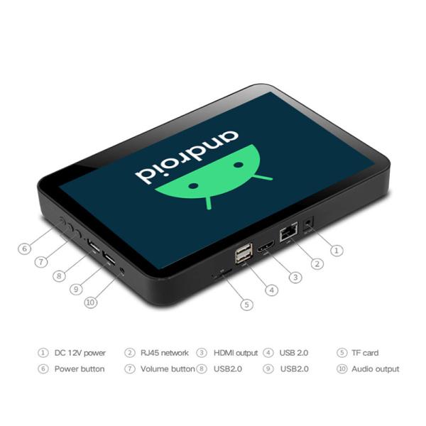 8 ПК планшета PiPO взаимодействия дюйма IOT с разрешением 1280 x 800