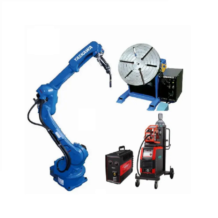 Промышленный манипулятор руки робота заварки оси YASKAWA AR2010 6 12 система и сварщик подачи проволоки из бунта достигаемости полезной нагрузки 2010 kg прокисает