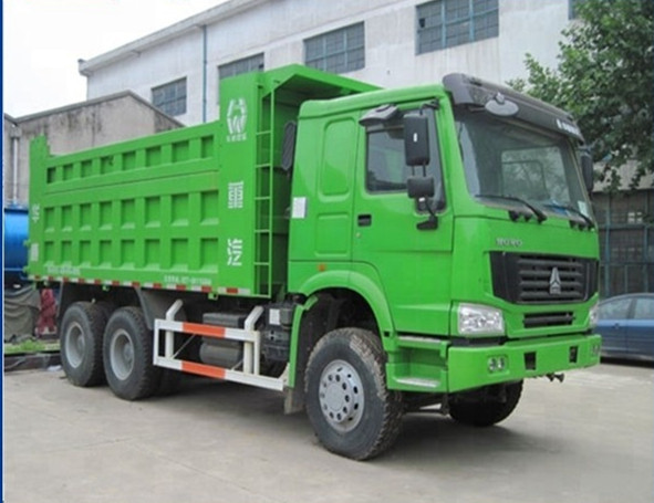 ZZ3257N3647A 25 Ton Tipper Truck / Sinotruk Howo Dump Truck Optional Color