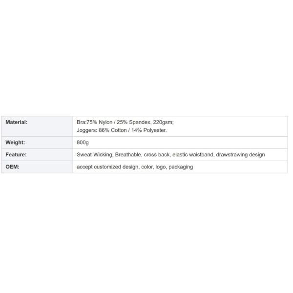                  Fall Winter Womens Jogger Gym Clothes Yoga Apparel 2 Piece Matching Womens Tracksuits Fitness Workout Sets             