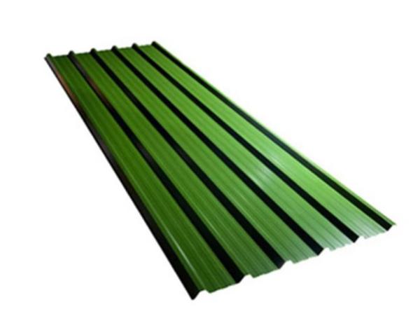 PVDF 40 anos Telhado metálico RAL6005 PPGL AZ150 0.60 Chromadek IBR Chapa de aço texturizada Matt Z275 PPGI