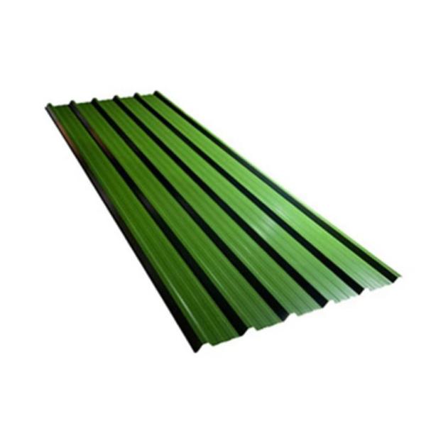 RAL6005 AZ150 PPGL Гофрированные металлические плитки предварительно окрашенные гальвалюмные алюцинковые стальные листы Гофрированные кровельные листы