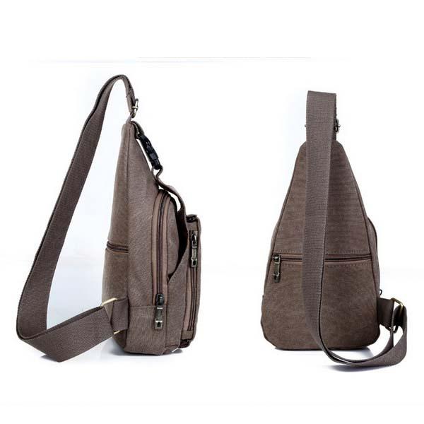 Fashion Canvas Lesiure Shoulder BagTote Bag Sling Bag Nylon Waist Purses Bag Phone Bag