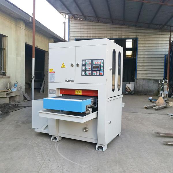 Stainless Steel Blank Sheet Polishing Machine 630mm Water Scrub Sander Wire Drawing