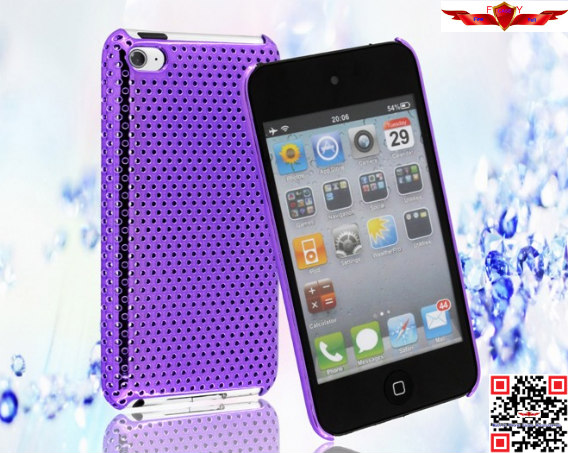 New Fashion Design Brand New Electroplating PC Cover Case For Ipod Touch 4 Multi Color