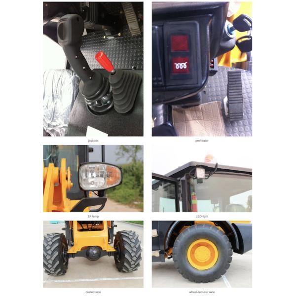GET - KM15A Heavy Construction Machinery 1500kg Load Front Wheel Loader