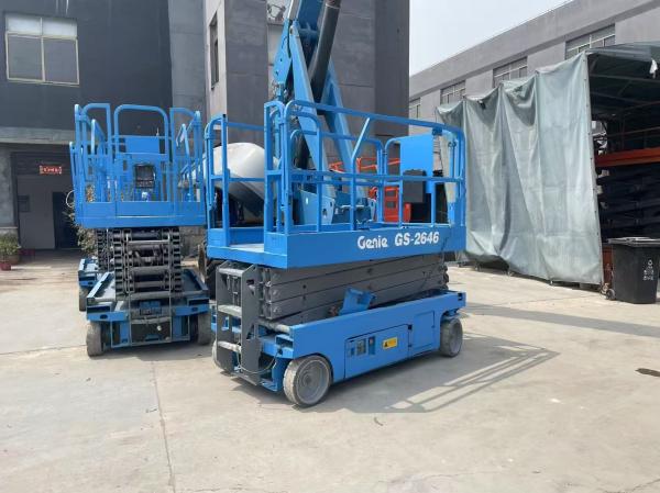 Used GENIE GS-2646 LIFT ELEVATOR Anti Oil Leaking for Construction