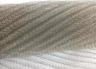 Chemical Corrosion Resistant Knitted Wire Mesh With Irregular Opening Pattern