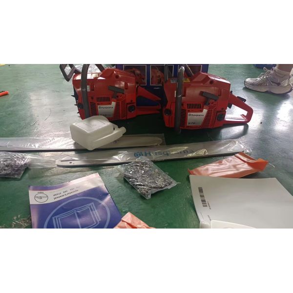 3.6kw 272XP Professional 72cc Gasoline 24in bar Chainsaw Heavy Duty Two Stroke Petrol 272 Chain Saw for Logging and Forestry