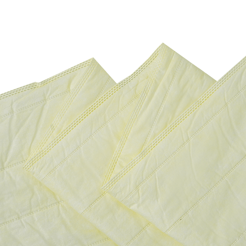 Yellow Double Layer Filter Material Roll Media Industrial Pocket Bag Polypropylene