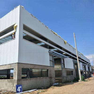 l'atelier et le garage et le stockage en acier préfabriqués ont jeté en Chine