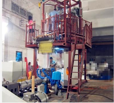 Pvc  Rotary Blown Film Machine High Output 90-110Kg/H