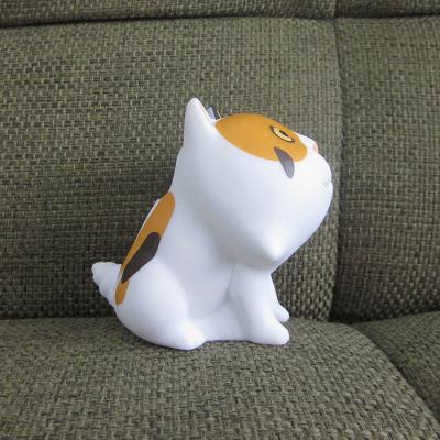 Shenzhen cartoon mini cat PVC  money bank, coin box toys for saving coines or decoration.