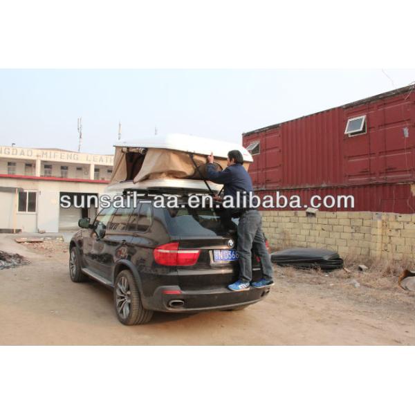 Automatic Hard Shell Fiber Glass Car Roof Top Tent for Waterproof Camping Comfortable