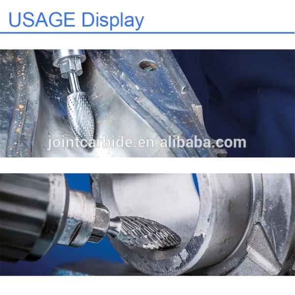 Пламя - форменный заусенец Ткарбиде умирает сдержанным точильщиком/заусенцем карбида щариковой головки 6мм роторным