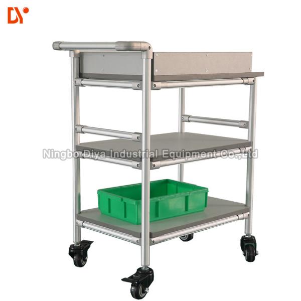 Cylindrical Profile Esd Tube Aluminium Material Grit Blast Surface For Workshop