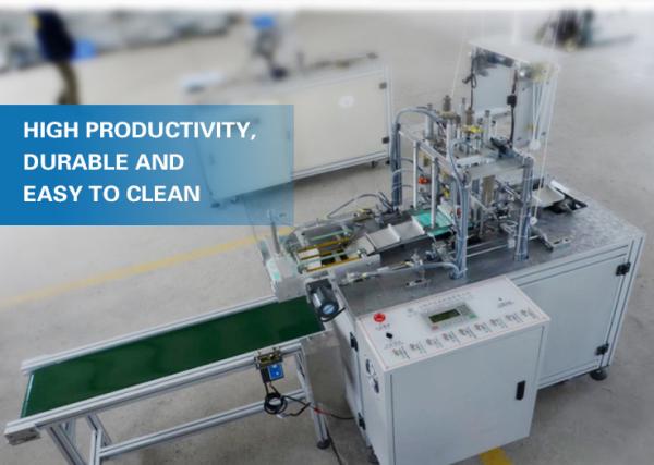 Non Woven Disposable Surgical And Medical Fully Automatic Face Mask Machine With Good Companents For Mask Making