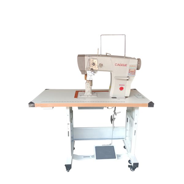 Computer Design Single Needle Sewing Machine 115KG Weight Video Technical Support and Spare Parts