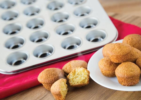 Stainless Steel Cupcake Baking Cups Mini Muffin Pan Cups, & Non-Stick Muffin Liners For Party Halloween