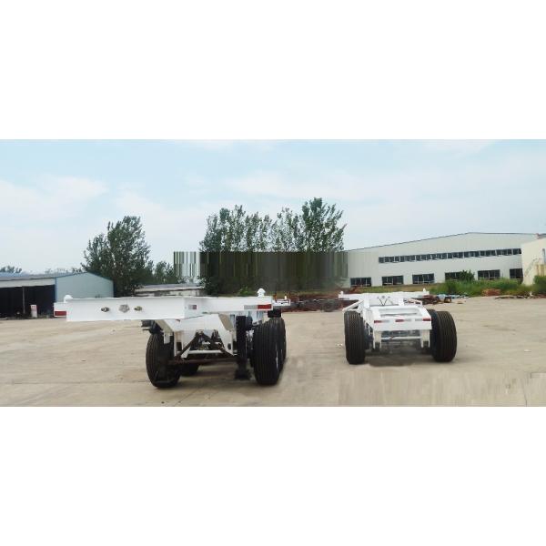 20ft Skeletal Superlink Tandem Semi Trailers Bi-train Trailer with Electric 24V 7 ways
