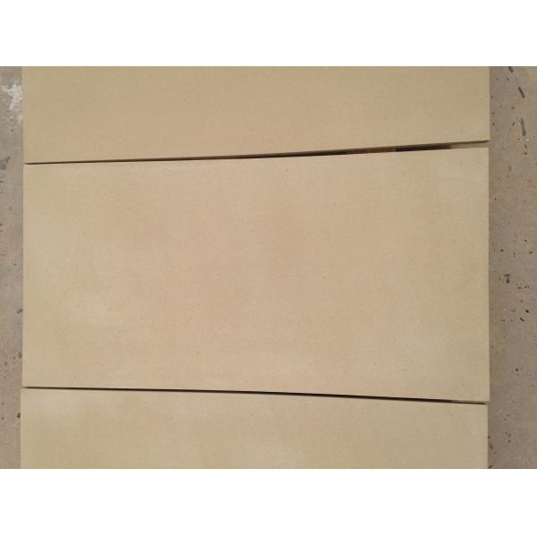 15mm Natural Yellow Sandstone Tiles Sandblasted Finish Sandstone Paving Tiles