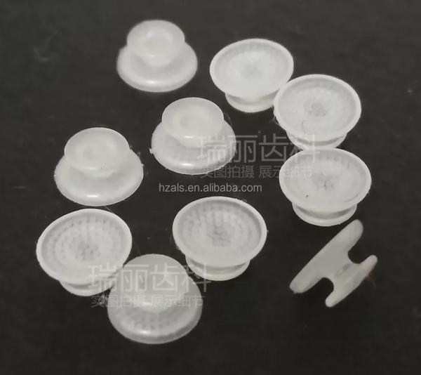 Botones de cerámica transparente para la lengua con gancho 10 pcs/pc