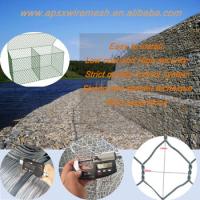 Revestimiento de zinc pesado Pvc Gabion Box 2x1x0.5m para un mejor rendimiento