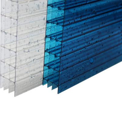 10 ans de garantie UV revêtu Meilleur choix Type Multiwall 20 mm de toiture en polycarbonate