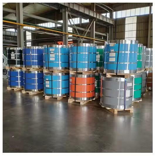Punching Service Color Coated Prepainted Galvanized Steel Coil PPGI Steel in Standard Package for Processing and Service