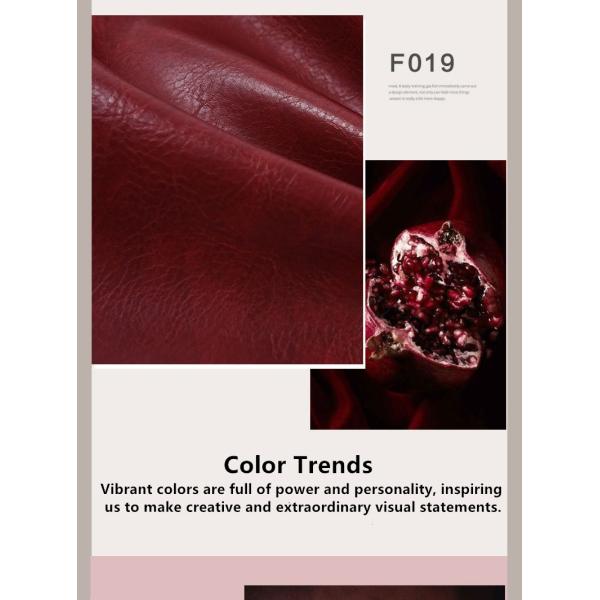 Bolsas blandas de cuero falso de PVC de grano de elefante de tejido de cuero vintage retro