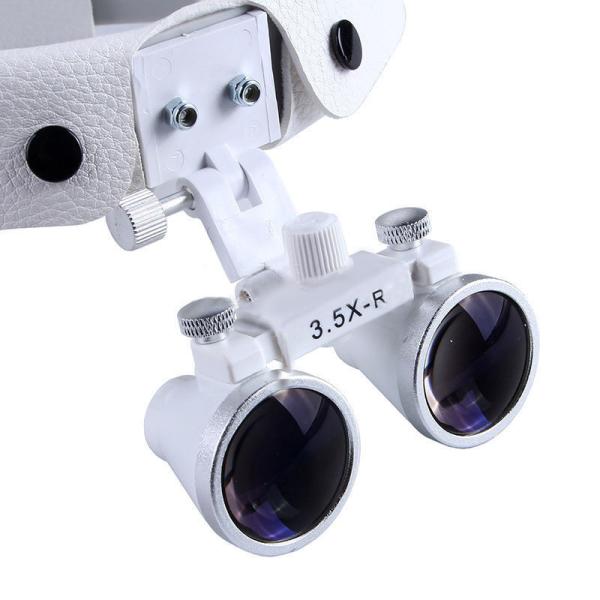Plastic And Optic Glass Dental Led Headlight 280-380 Mm Working Distance
