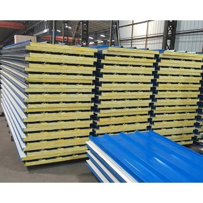 Contemporary Fireproof Rock Wool Thermal Insulation Wall Board for Metal Sandwich Panel