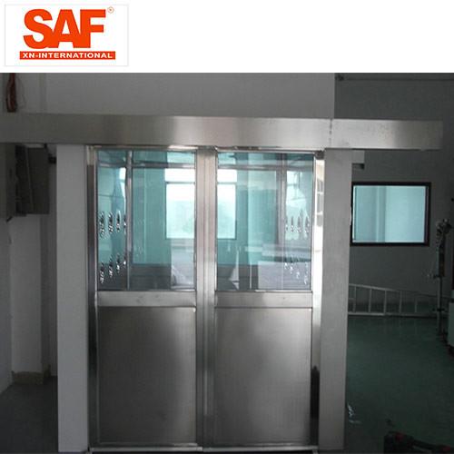 Automatic Sliding Door Cleanroom Air Shower System Tunnel With Custom Width