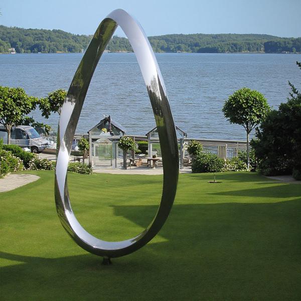 Commercial Large Modern Abstract Public Art Stainless Steel Sculpture