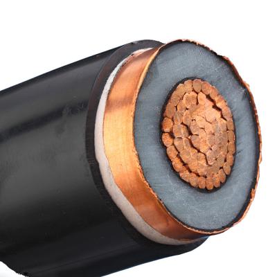 Black Low Voltage Underground Cable LV Single Core XLPE PVC Armoured Cable