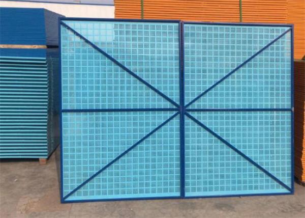 Circular Hole Climbing Construction Safety Screens 0.4-1.0mm High Rise Safety Systems