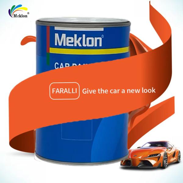 2K Orange Car Paint Top Coat Rapido Secagem Velocidade e Melhoria da Eficiência