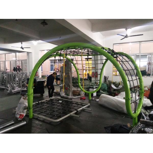 870*800*250cm Rope Play Equipment , Climbing Play Equipment For Younger Kids TQ-TN502
