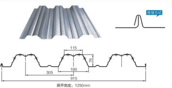 2ft x 8ft 16 Gauge Color Coated Metal Roofing Z275 Building Pre-Painted Ripple Galvanized Steel Plate Board for Warehouses