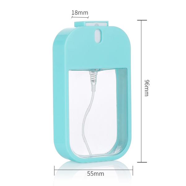 Точный флакон духов 45ml кредитной карточки распыливания PETG