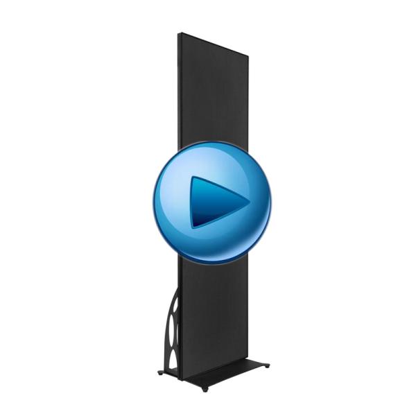 Indoor LED Poster Wide Viewing Angle Full Color Indoor Led Display Rental Advertising For Shops