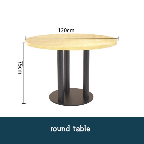 Commercial Restaurant Leather Booth Sofa Seating Cafe Shop Table and Chairs Wooden Furniture Set Restaurant Table and Chairs