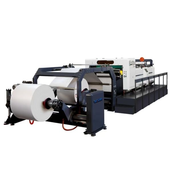 JIGUO  ZWC-1400-2 Paper Sheeter Cutter Machine，Reference weight of cutting paper：50-500g/m2，Maximum cutting meter speed：300m/min