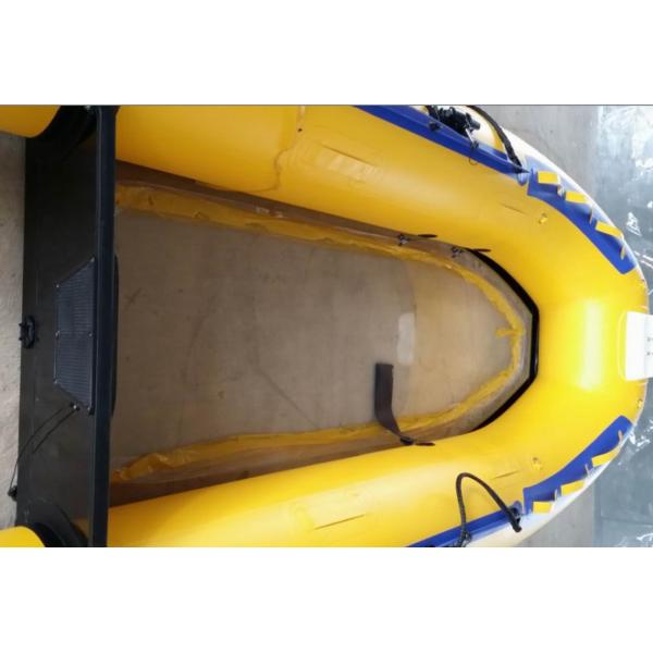 45KGS Small Glass Bottom Boat Transparent Hull PVC / Hypalon 3.0m For Sports
