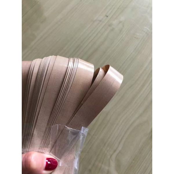 One Ply Fusing Machine Belt Brown Black Light Weight PTFE Coated