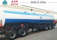 Safe Tri Axle Fuel Storage Trailer For Petroleum Pump , Tanker Truck Trailer