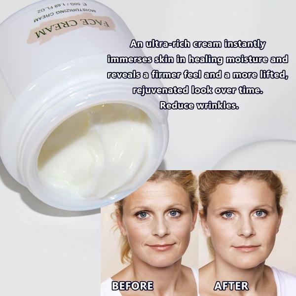 OEM ODM de marca privada humectante antienvejecimiento crema de cara nocturna para la piel clara