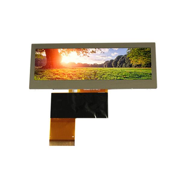 3Display TFT de 9 pulgadas de tipo barra, resolución 480x128, interfaz RGB de 24 bits, 760c/d