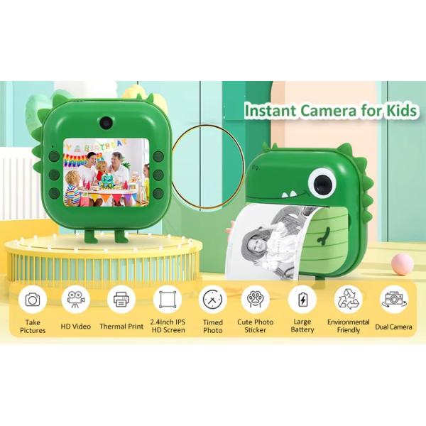 Dual Lens Childrens Kids Camera Toy Digital Camcorder 1080P FHD
