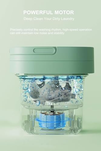 Plastic Tub Fully-automatic Portable Mini Folding Washing Machine for Underwear Socks